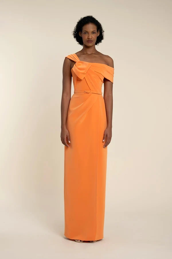 Asymmetrically Draped Dress