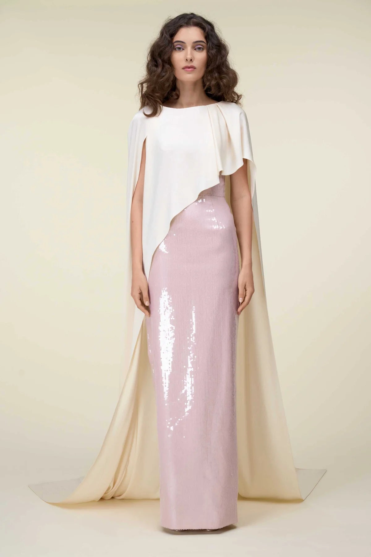 Cape Overlay Dress