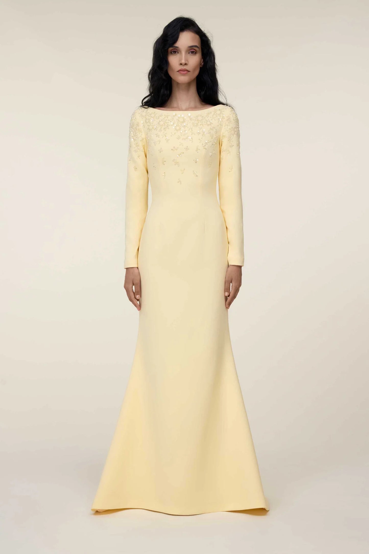 Long Sleeve Mermaid Gown