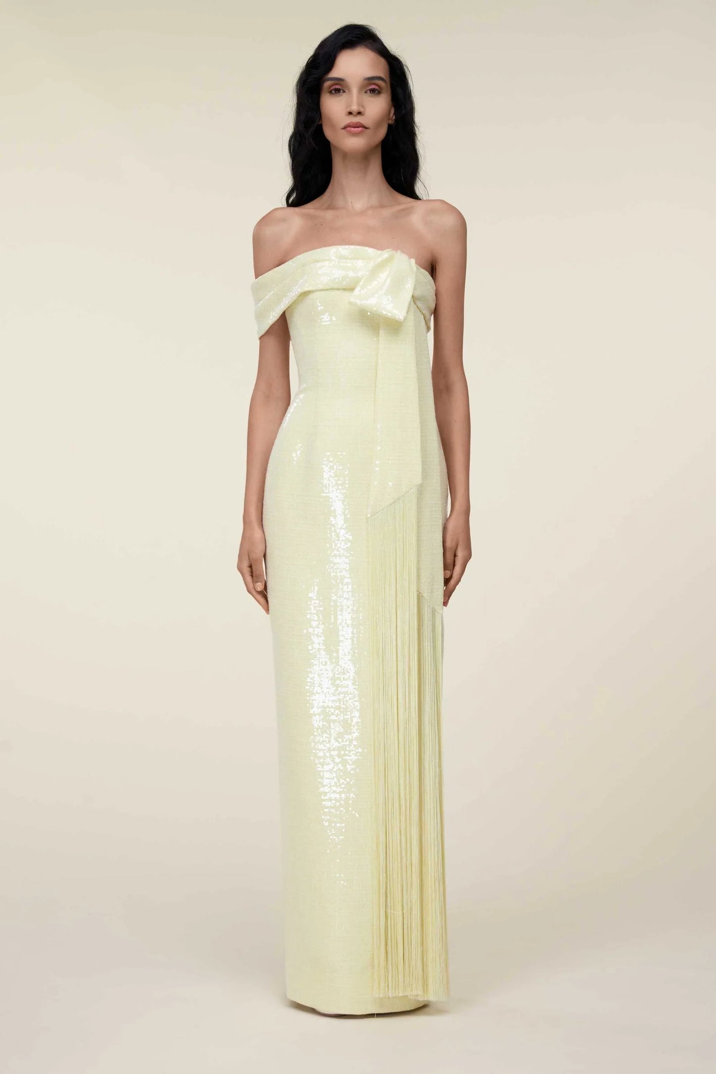 Strapless Sequin Dress
