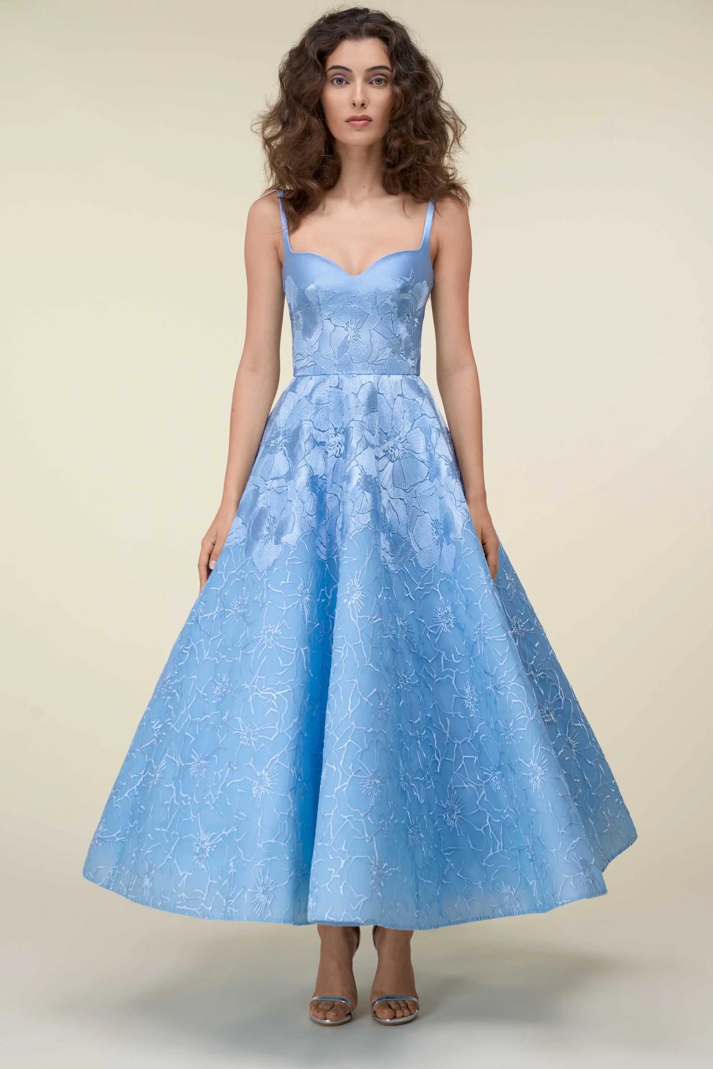 Sleeveless Tea-Length Dress