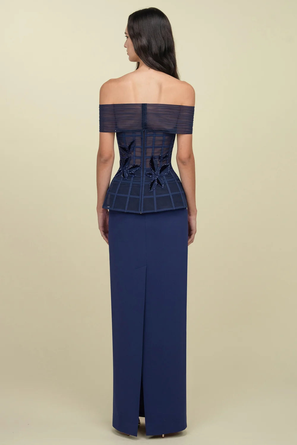 Off-Shoulder Tubino Gown