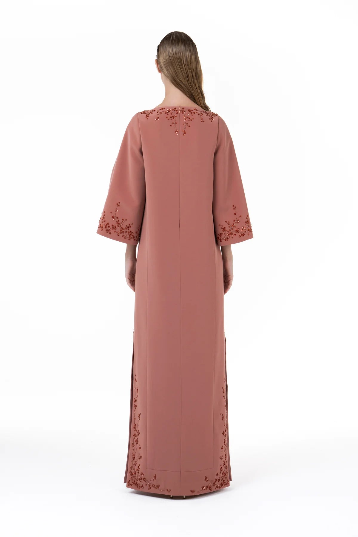 Beaded Column Gown