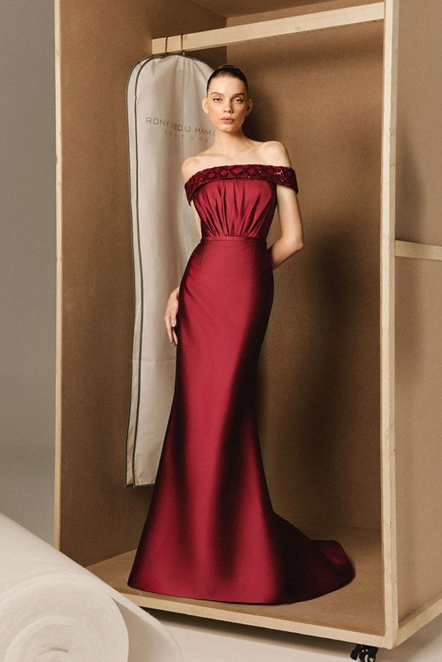 Off Shoulder Gown