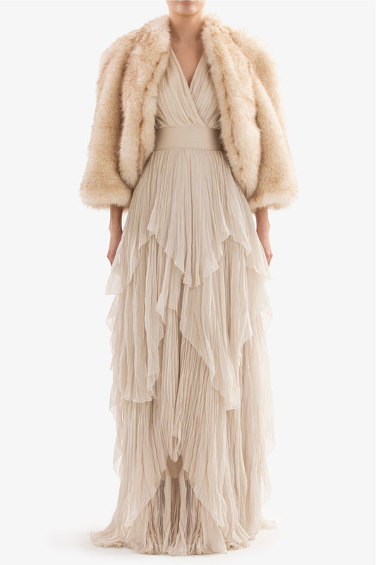 Muslin Gown with Jacket