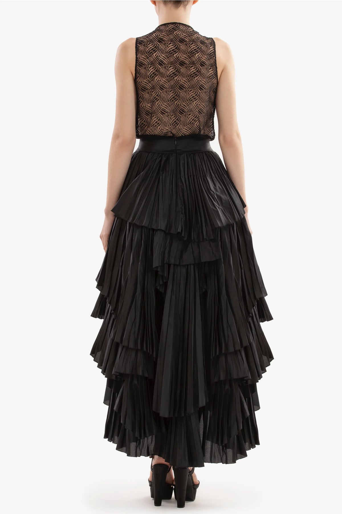 Draped Lace Top