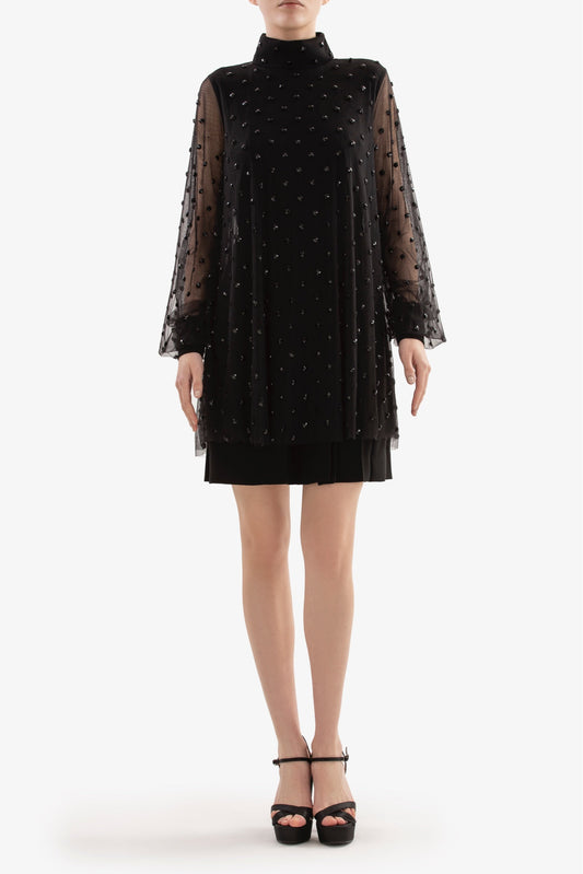 Beaded Short Dress