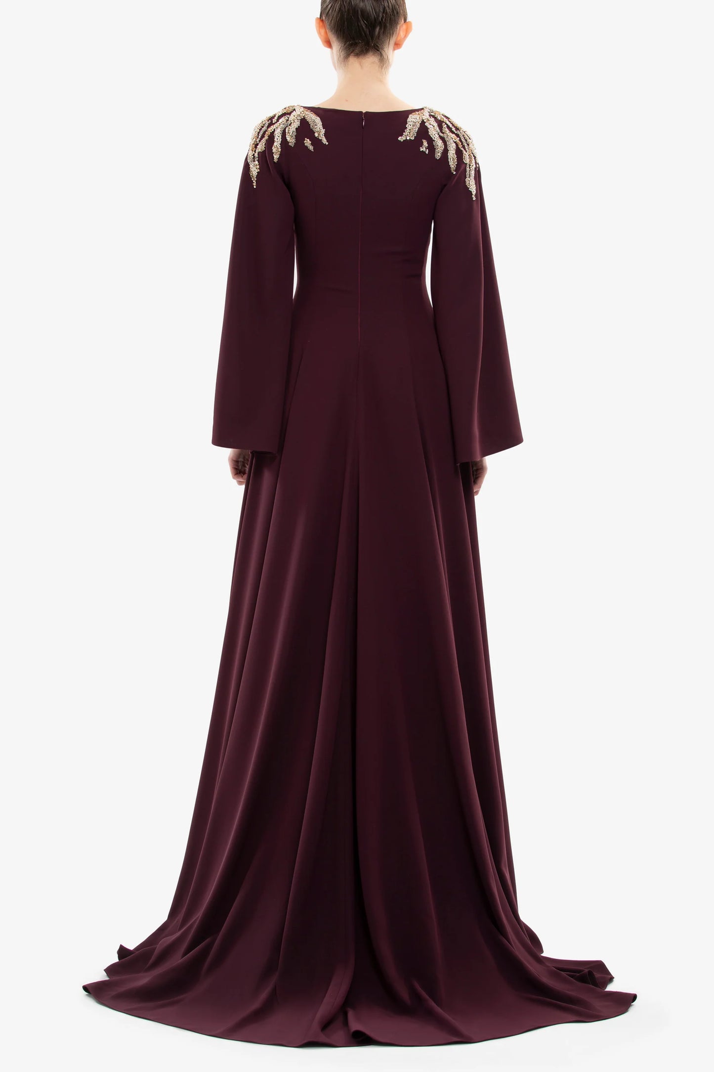 Embellished Long Sleeve Kaftan