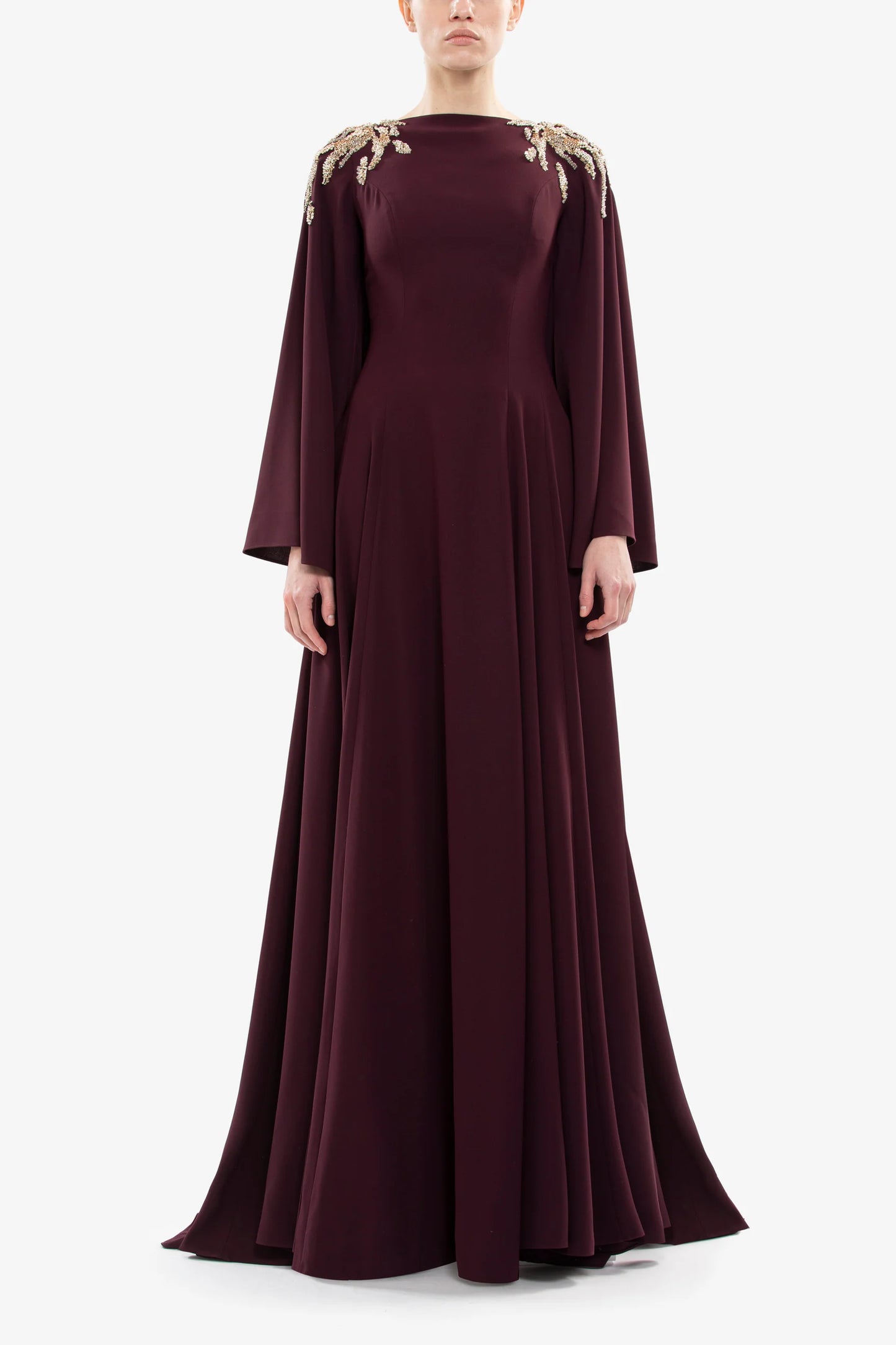 Embellished Long Sleeve Kaftan