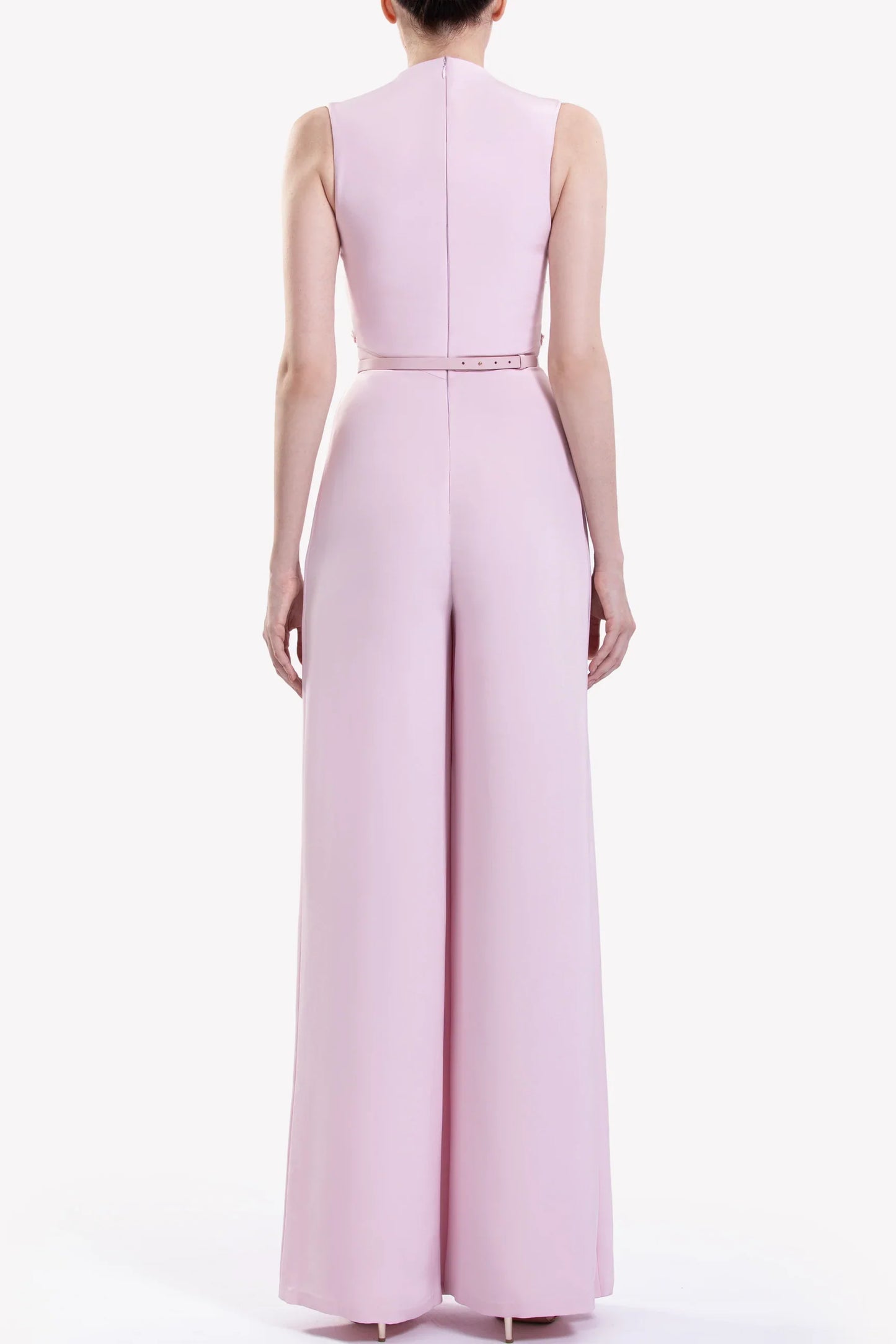 Embellished Crepe Jumpsuit