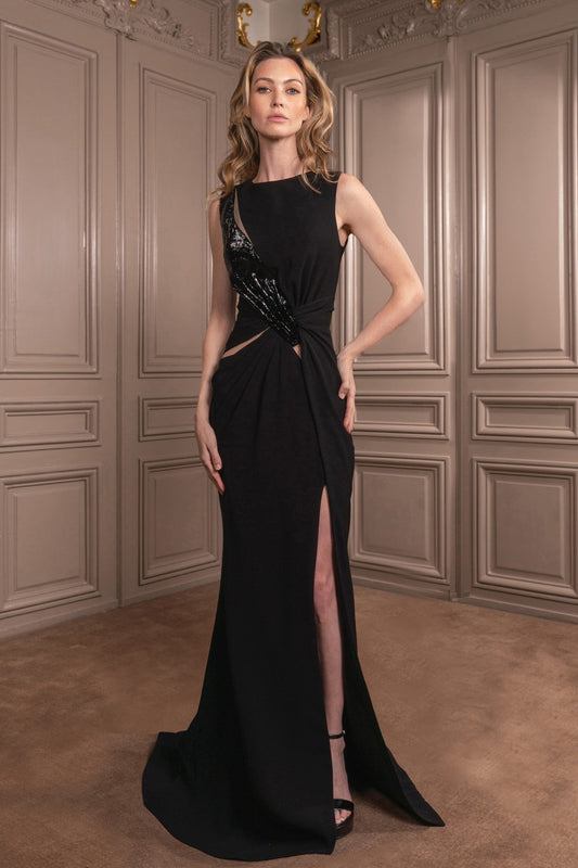Twist Detail Gown