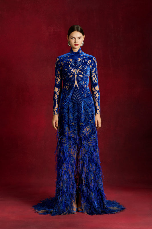 Cobalt Muse Gown