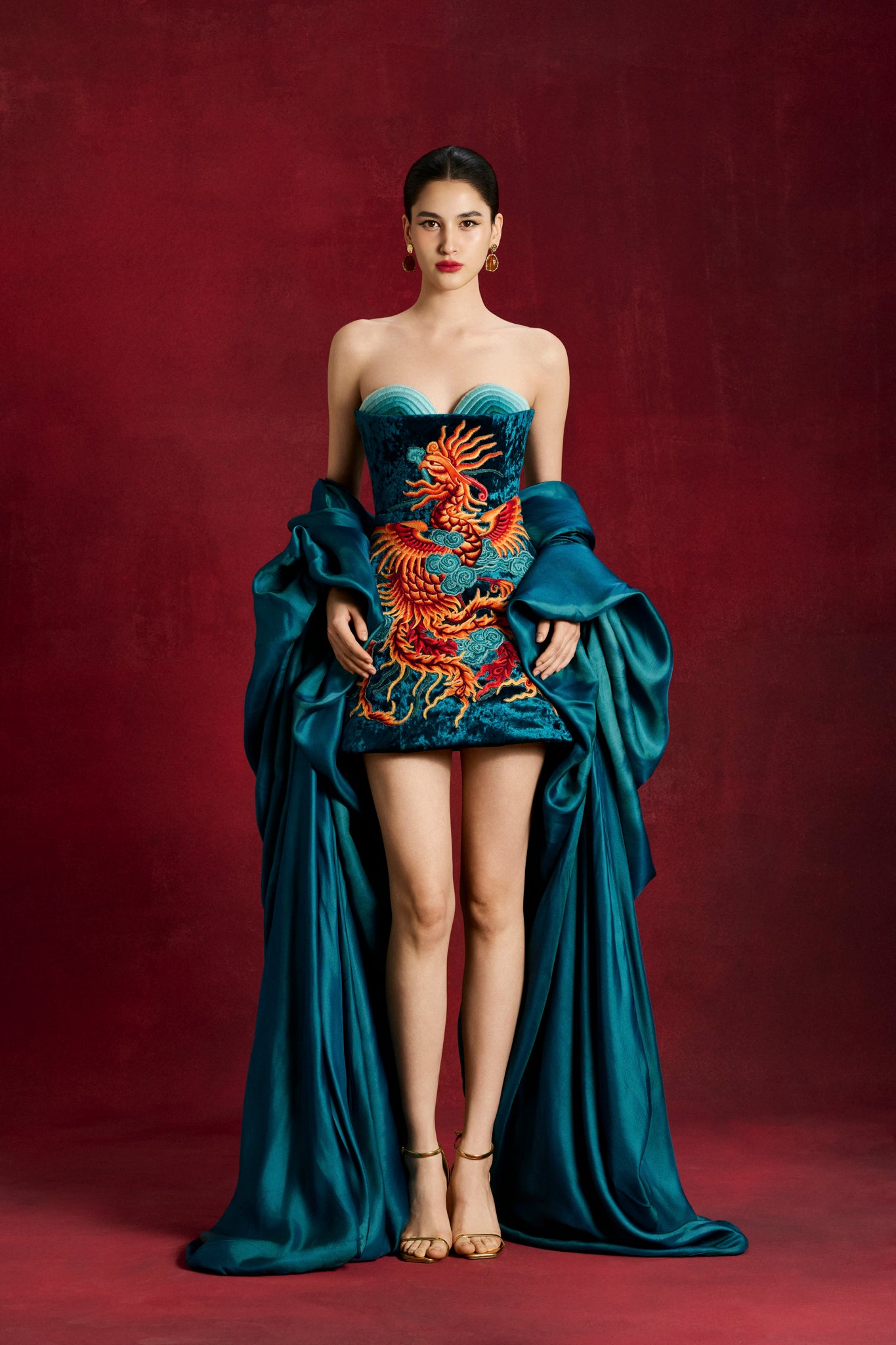Azure Phoenix Dress