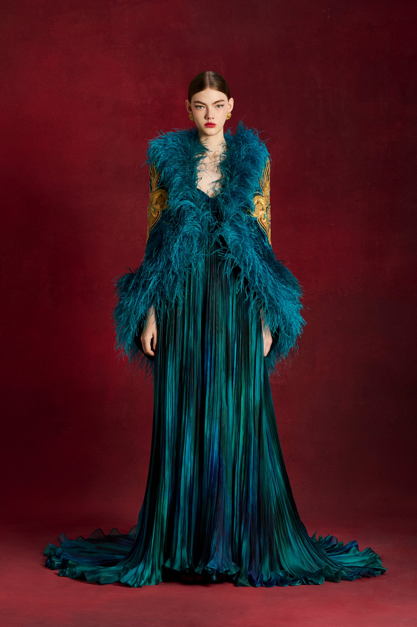 Peacock Majesty Gown