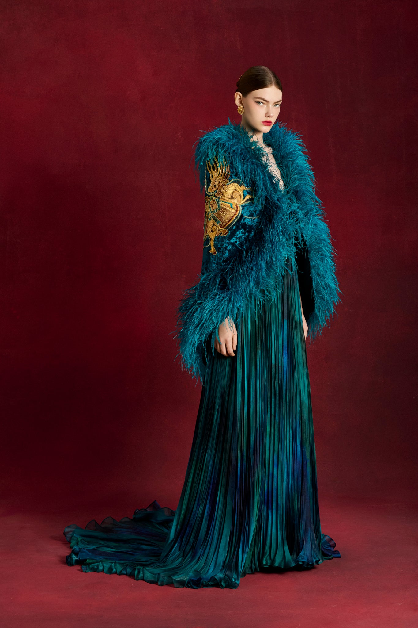 Peacock Majesty Gown