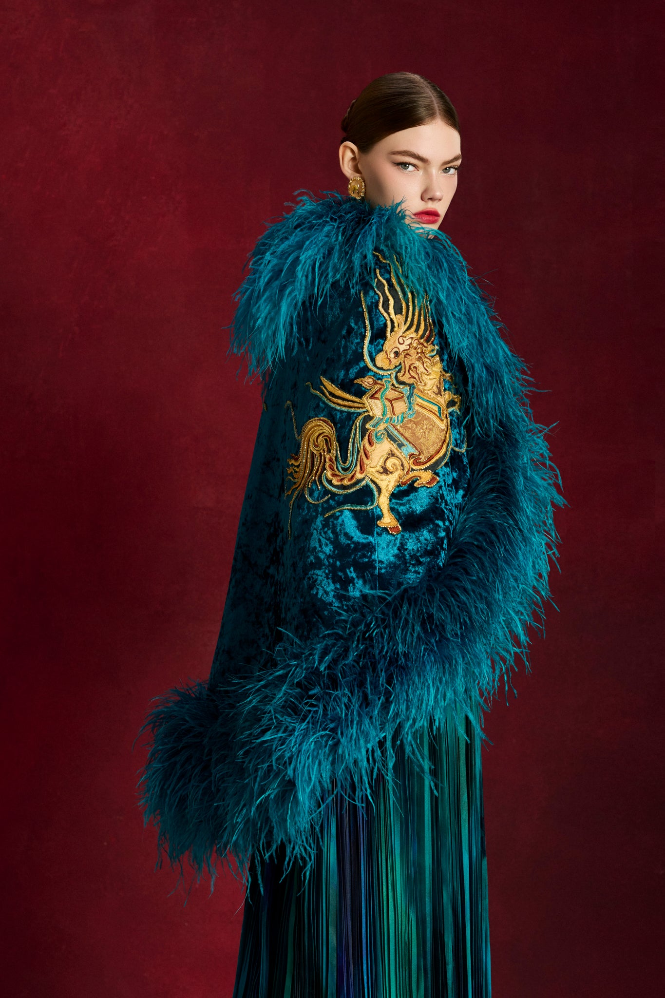 Peacock Majesty Gown