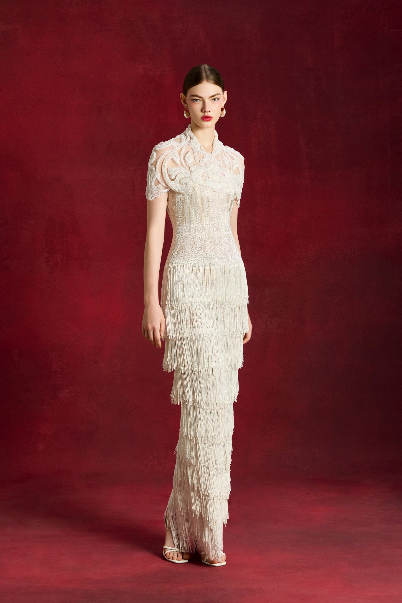Pearl Flapper Gown
