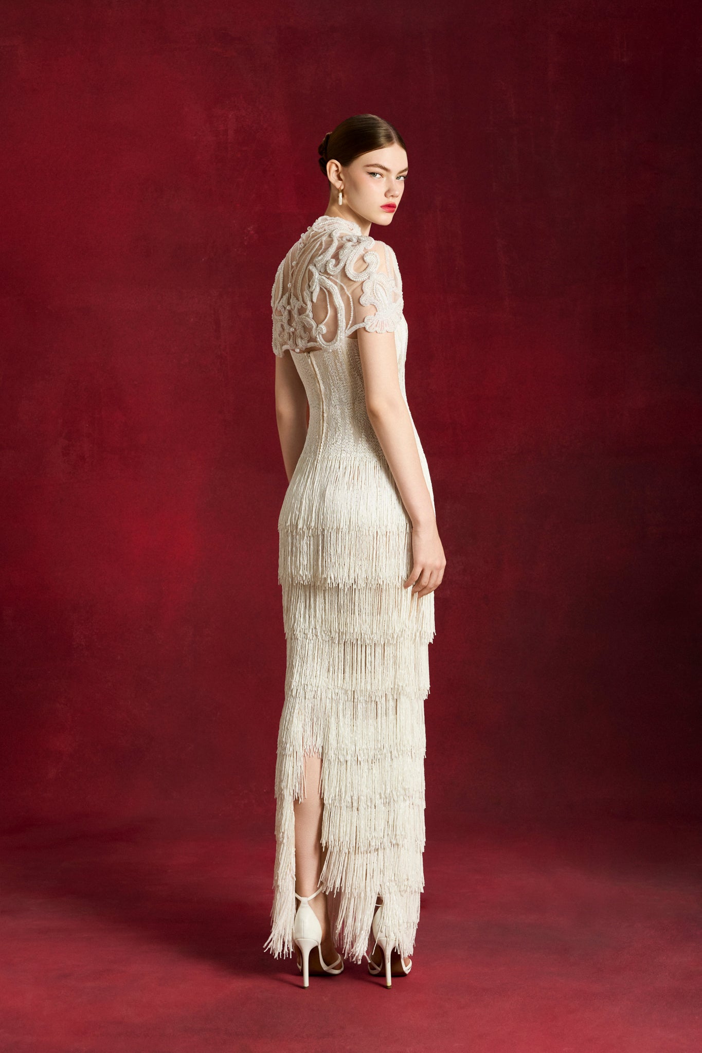 Pearl Flapper Gown