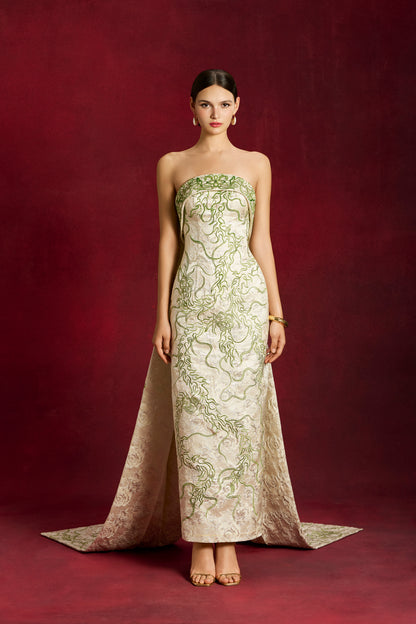 Phoenix Brocade Gown