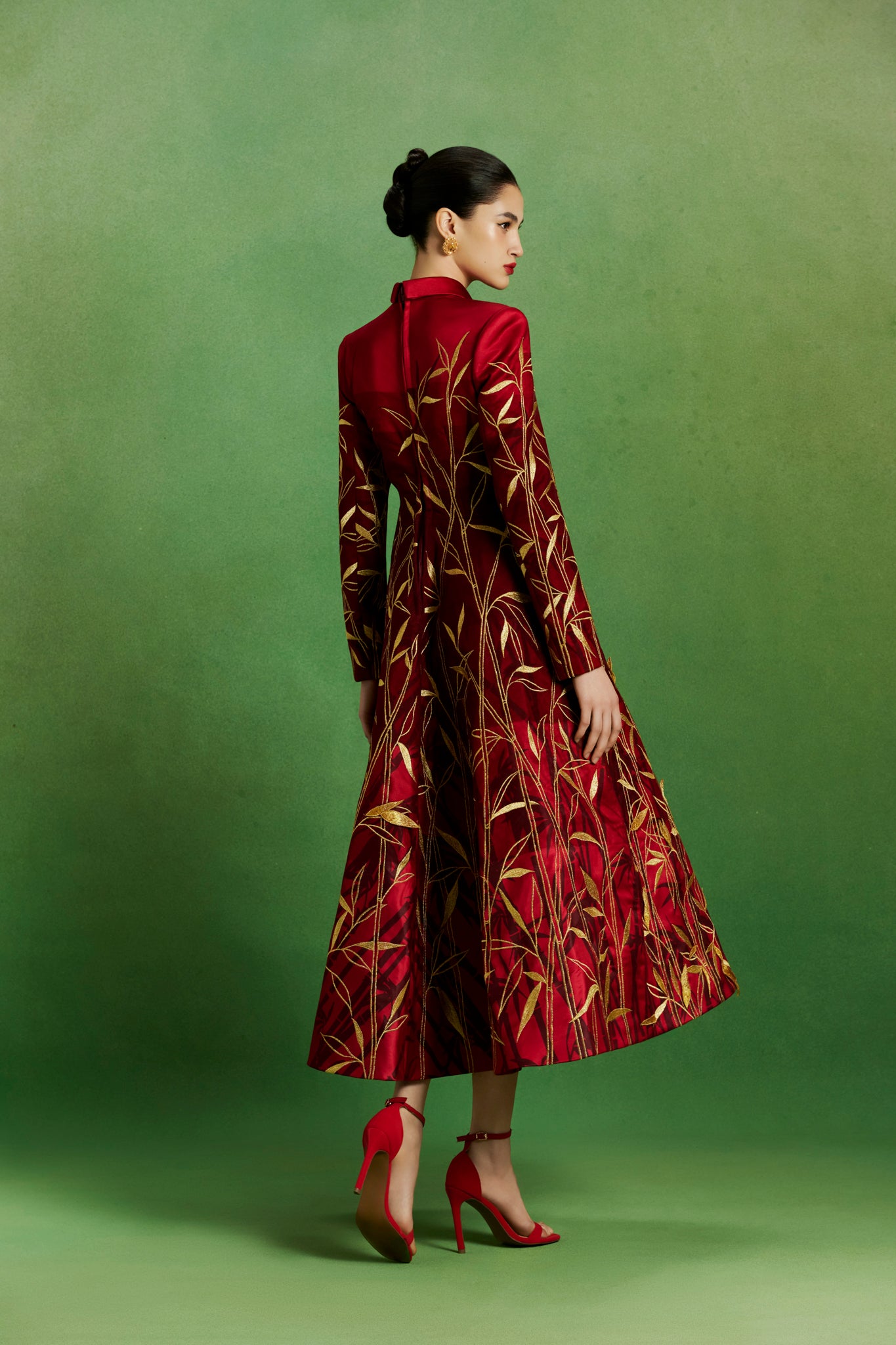 Bamboo Long Coat Dress