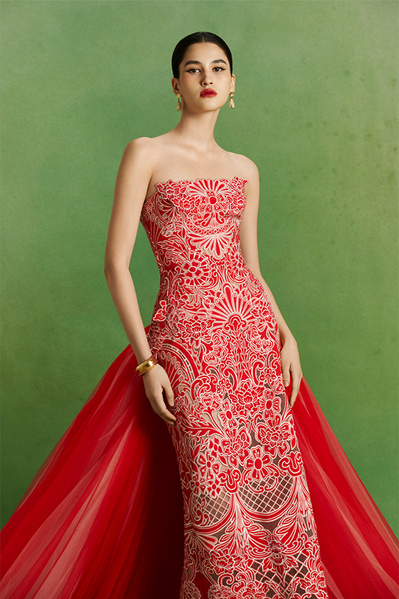 Imperial Peony Gown