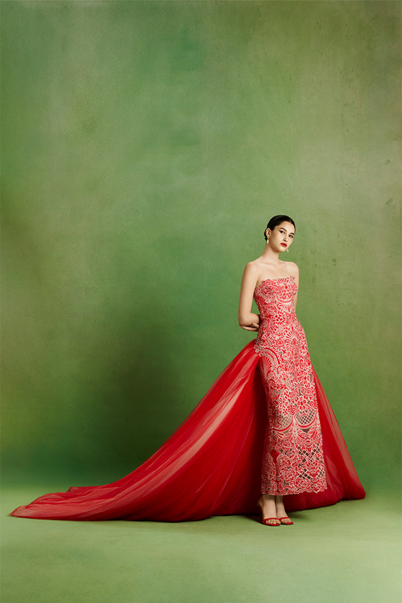 Imperial Peony Gown