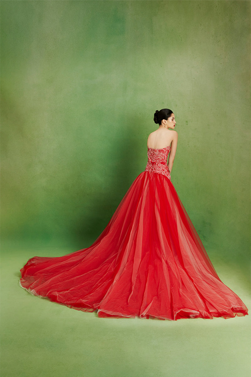 Imperial Peony Gown