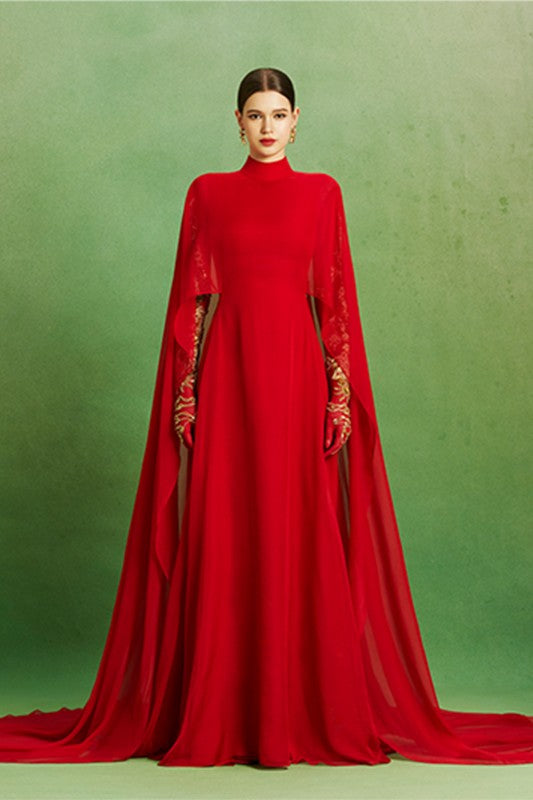 Scarlet Majesty Gown