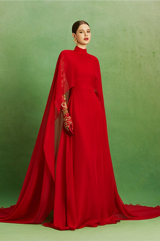 Scarlet Majesty Gown
