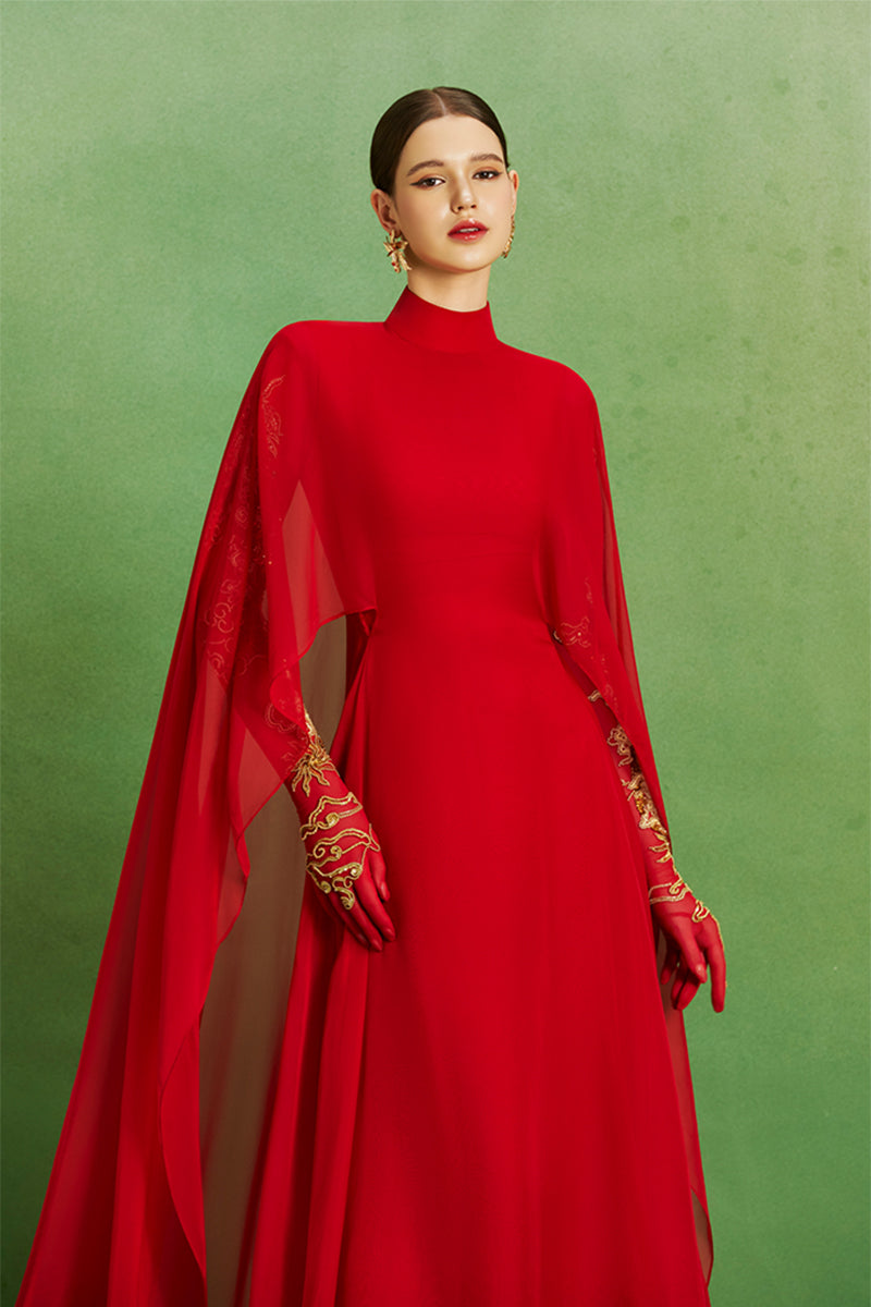 Scarlet Majesty Gown