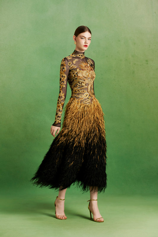 Dragon Midi Dress