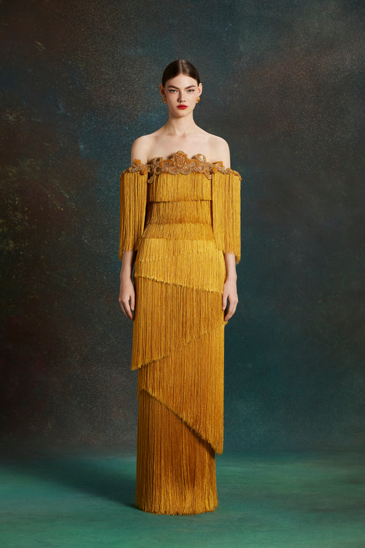 Gold Statuesque Gown