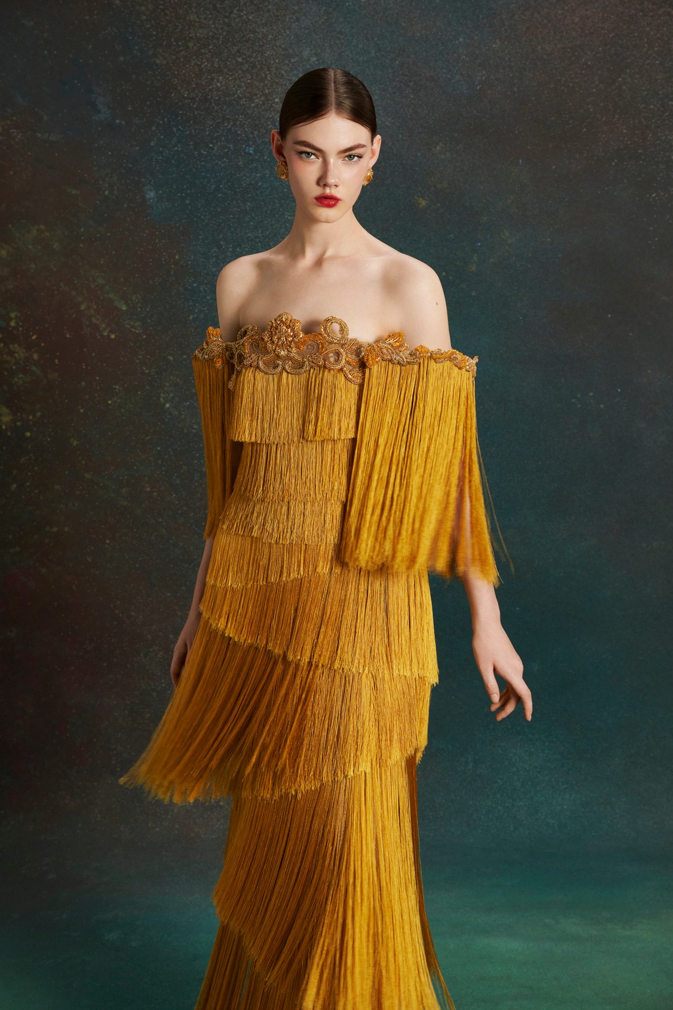 Gold Statuesque Gown