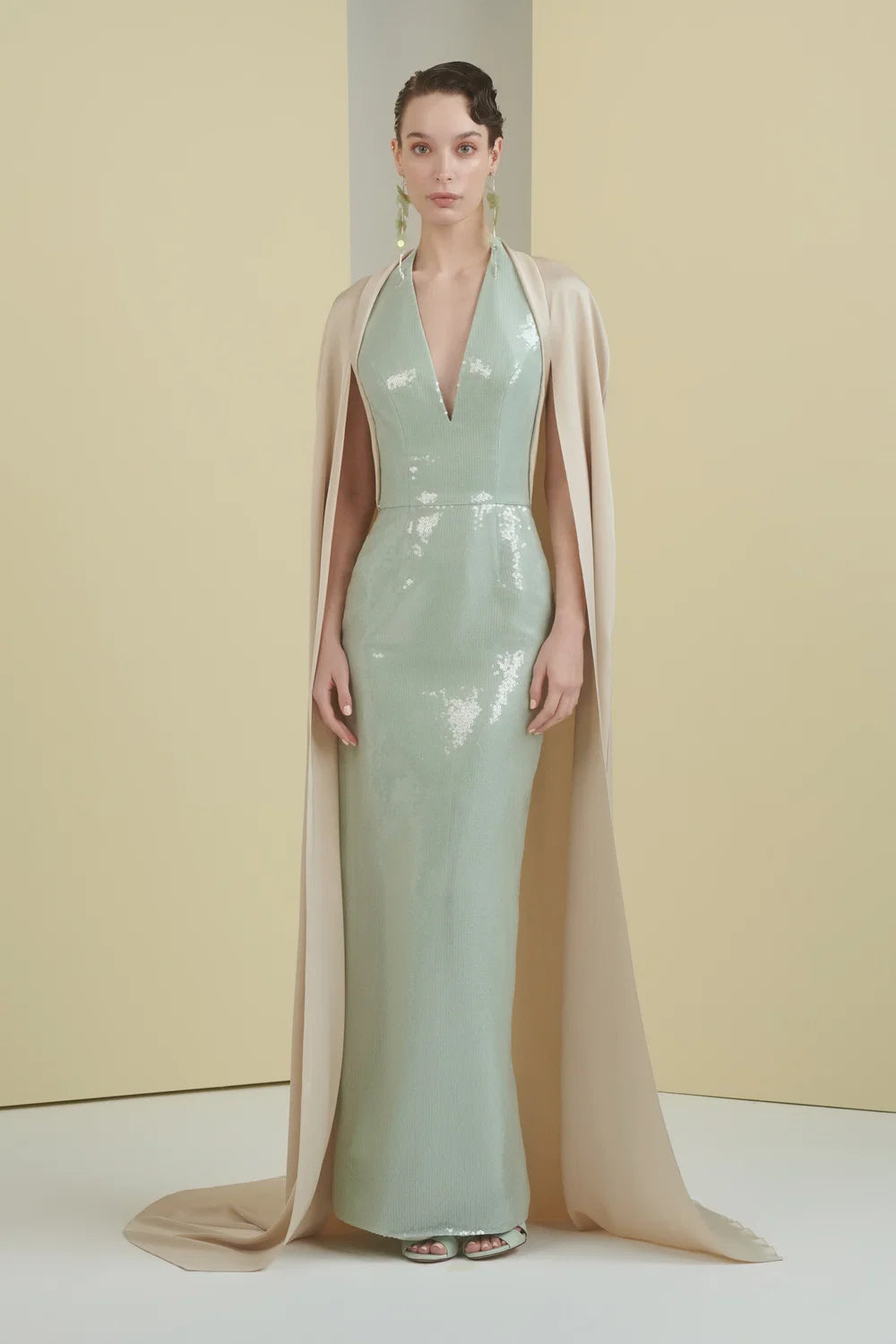 Tubino Dress with Cape