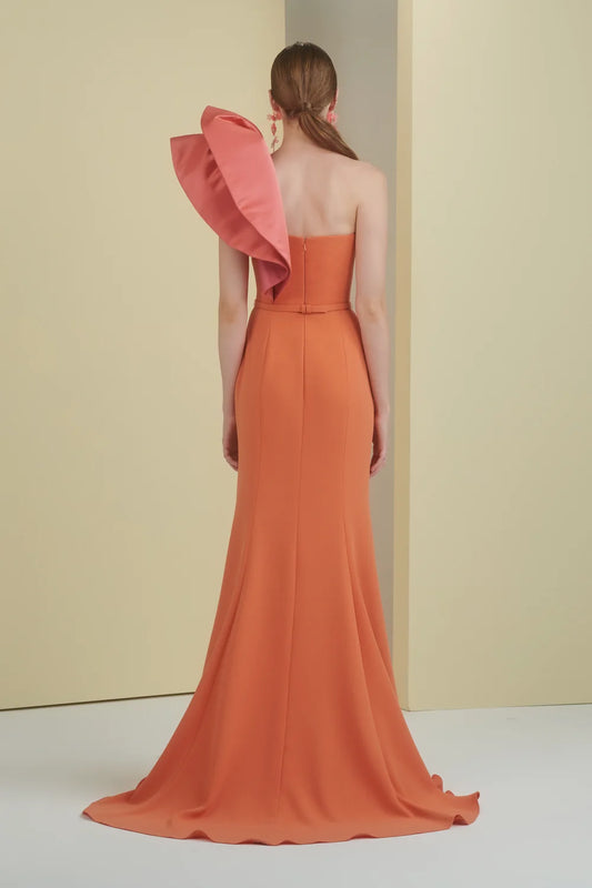 One-Shoulder Mermaid Gown