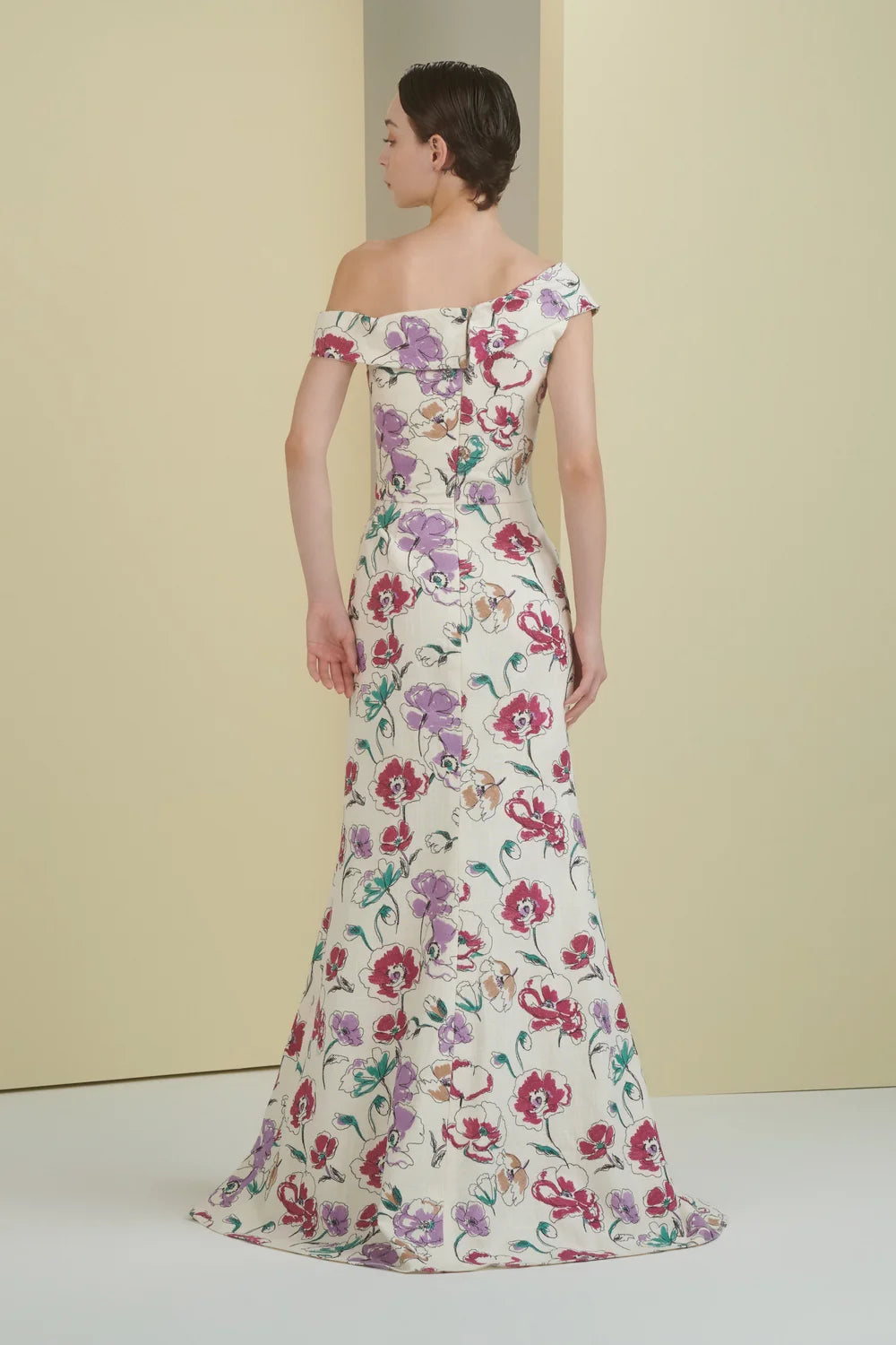 Embroidered Asymmetrical Dress