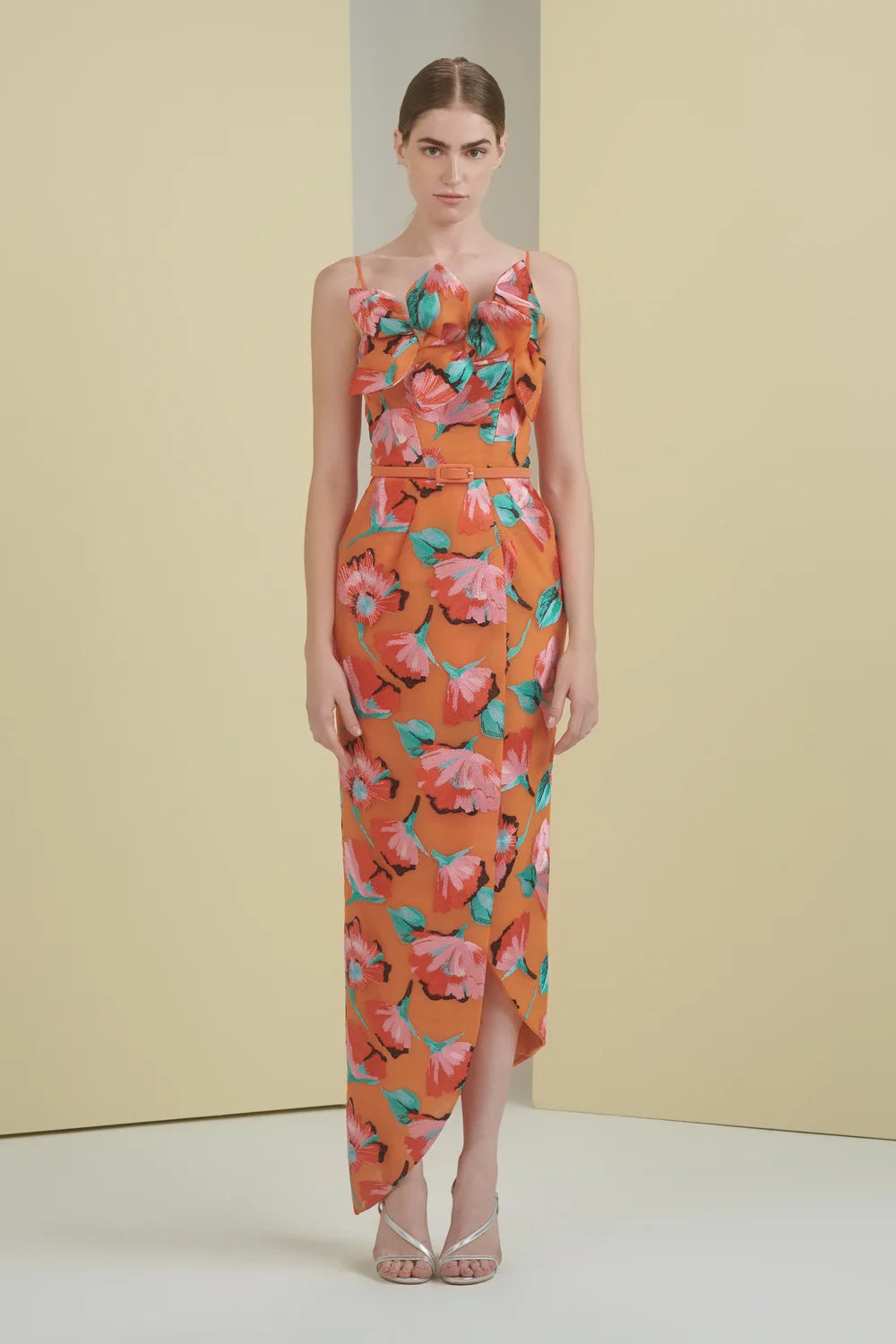 Sleeveless Floral Dress