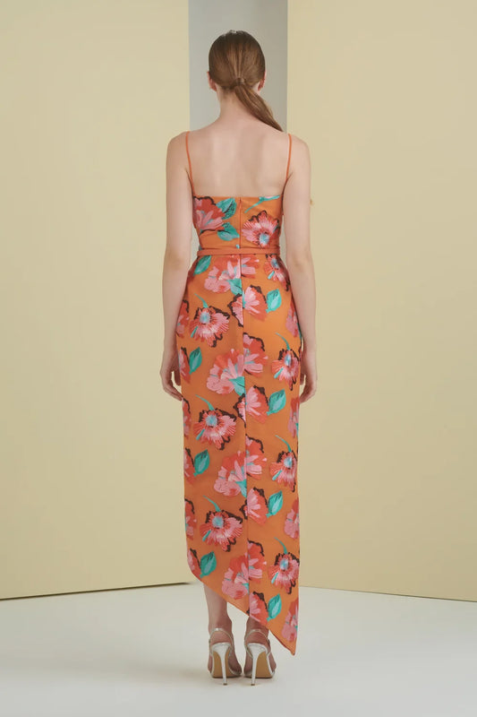 Sleeveless Floral Dress