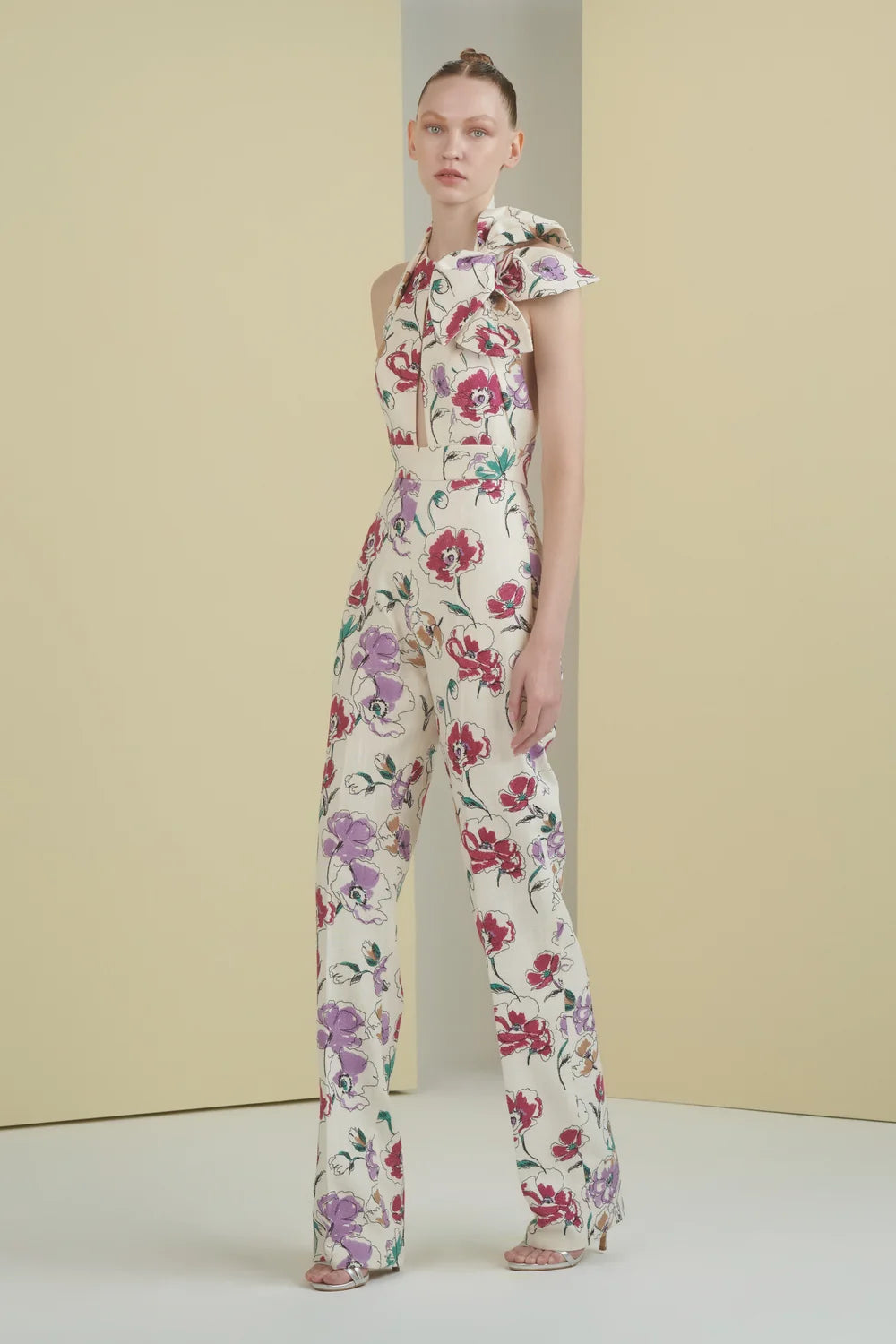Floral Embroidered Jumpsuit