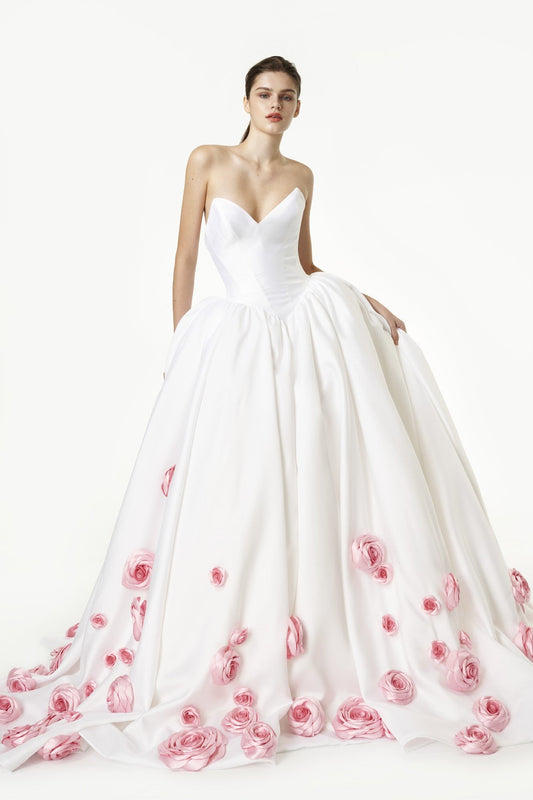 Strapless Mikado Gown