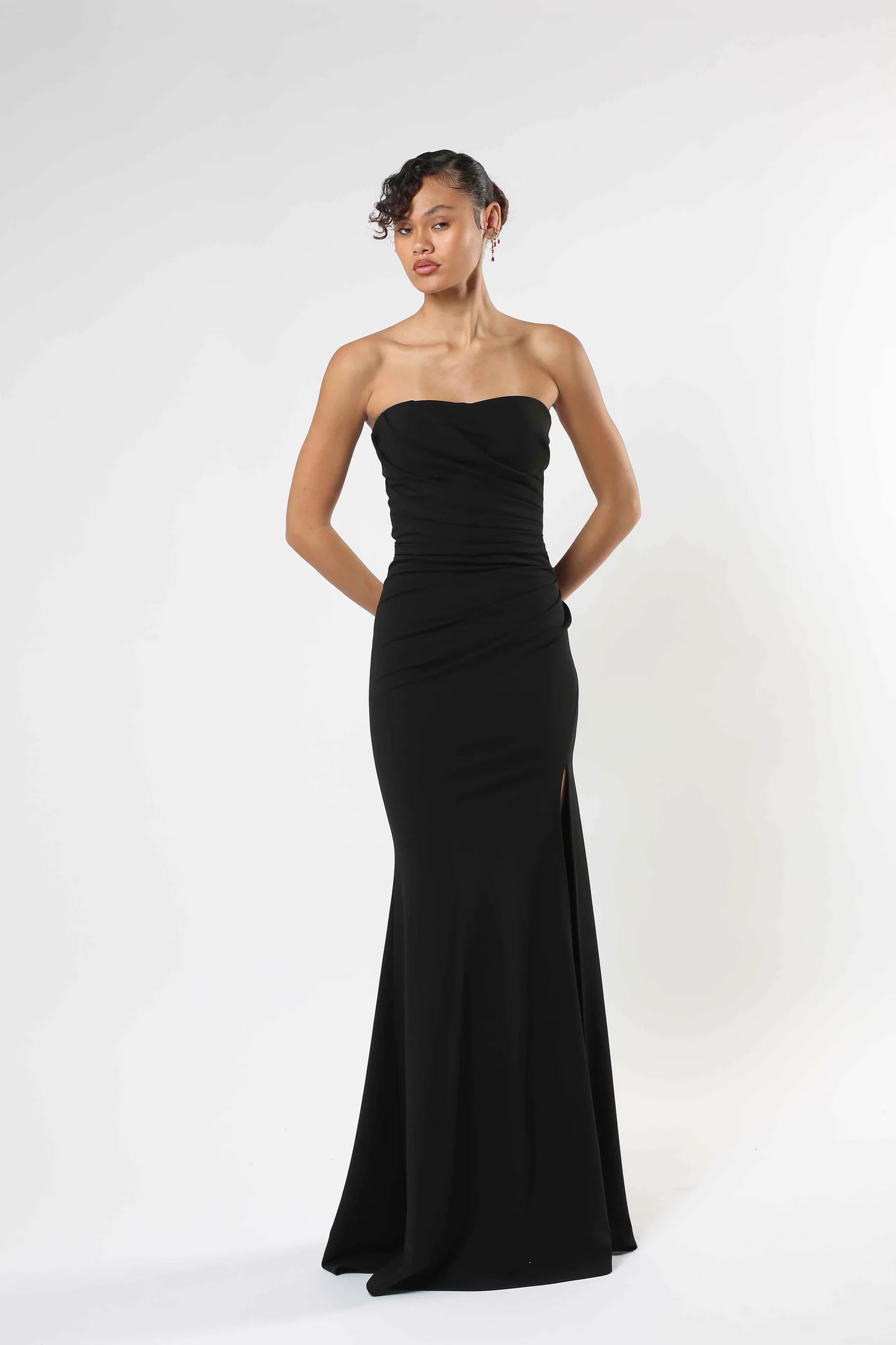 Strapless Scuba Gown