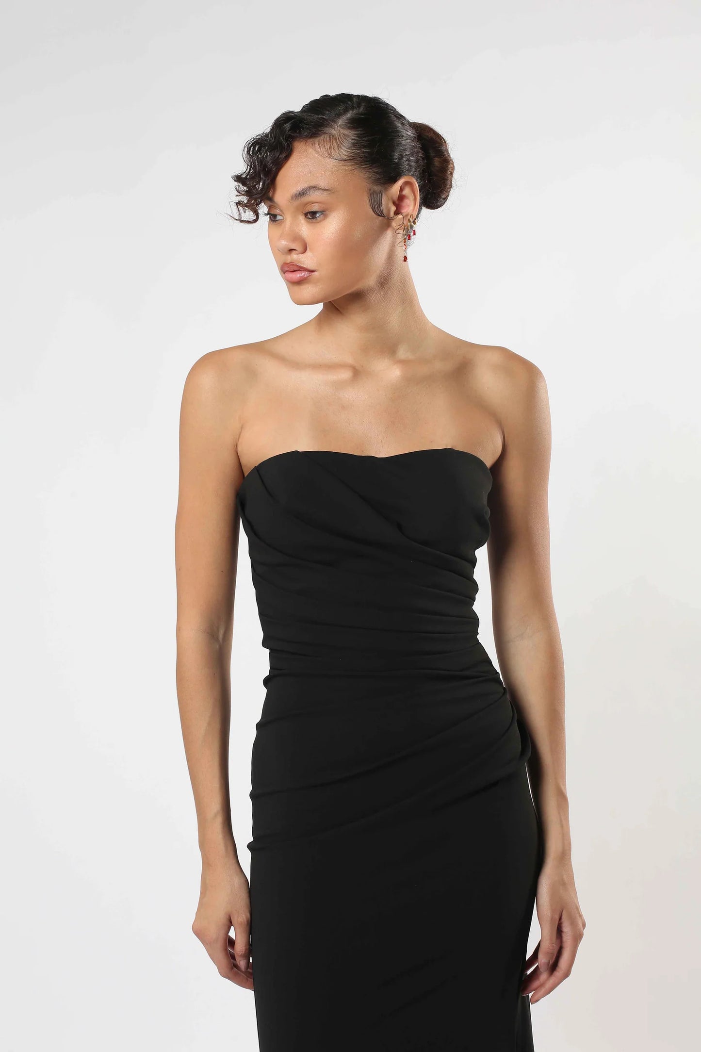 Strapless Scuba Gown