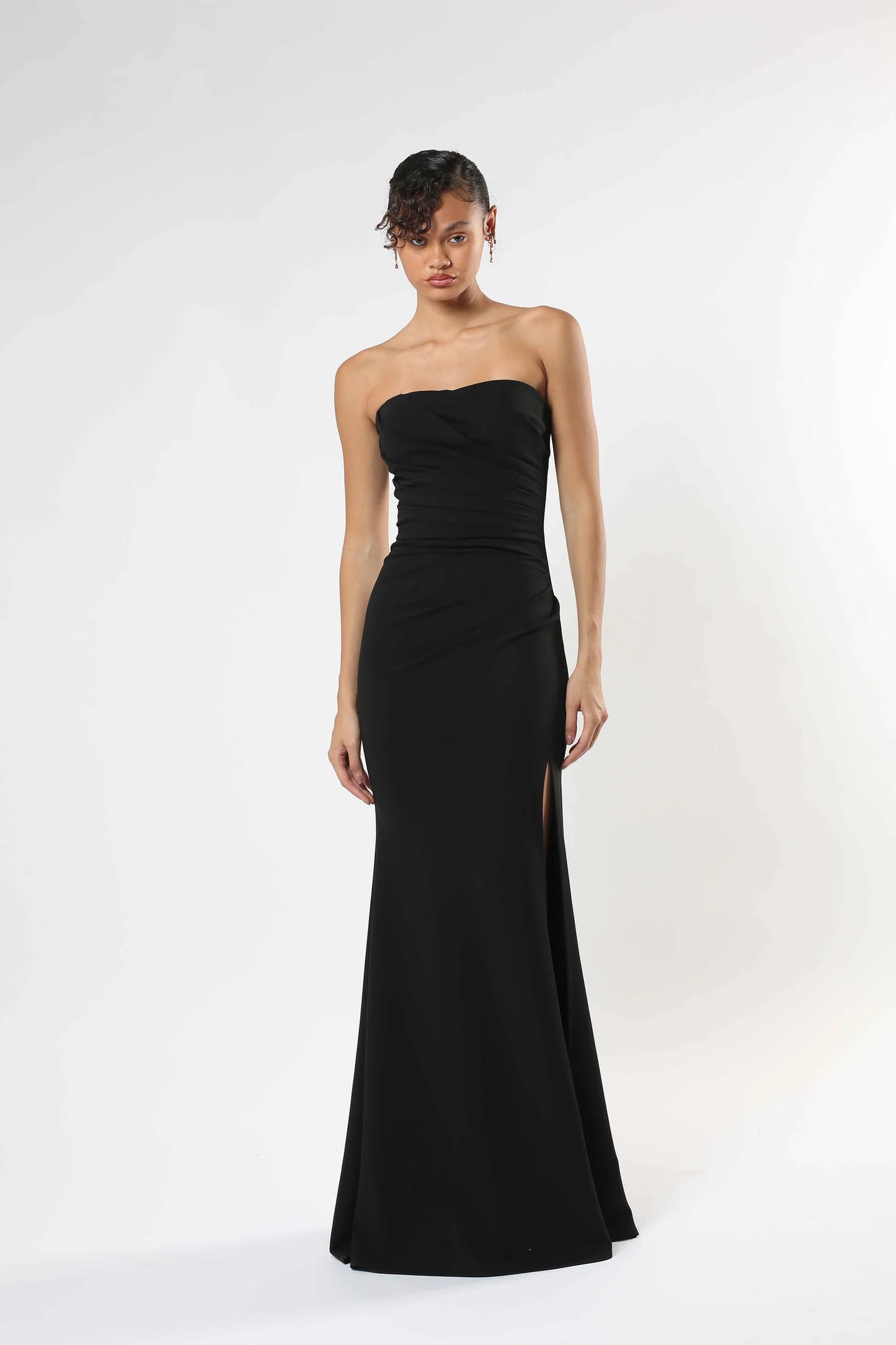 Strapless Scuba Gown