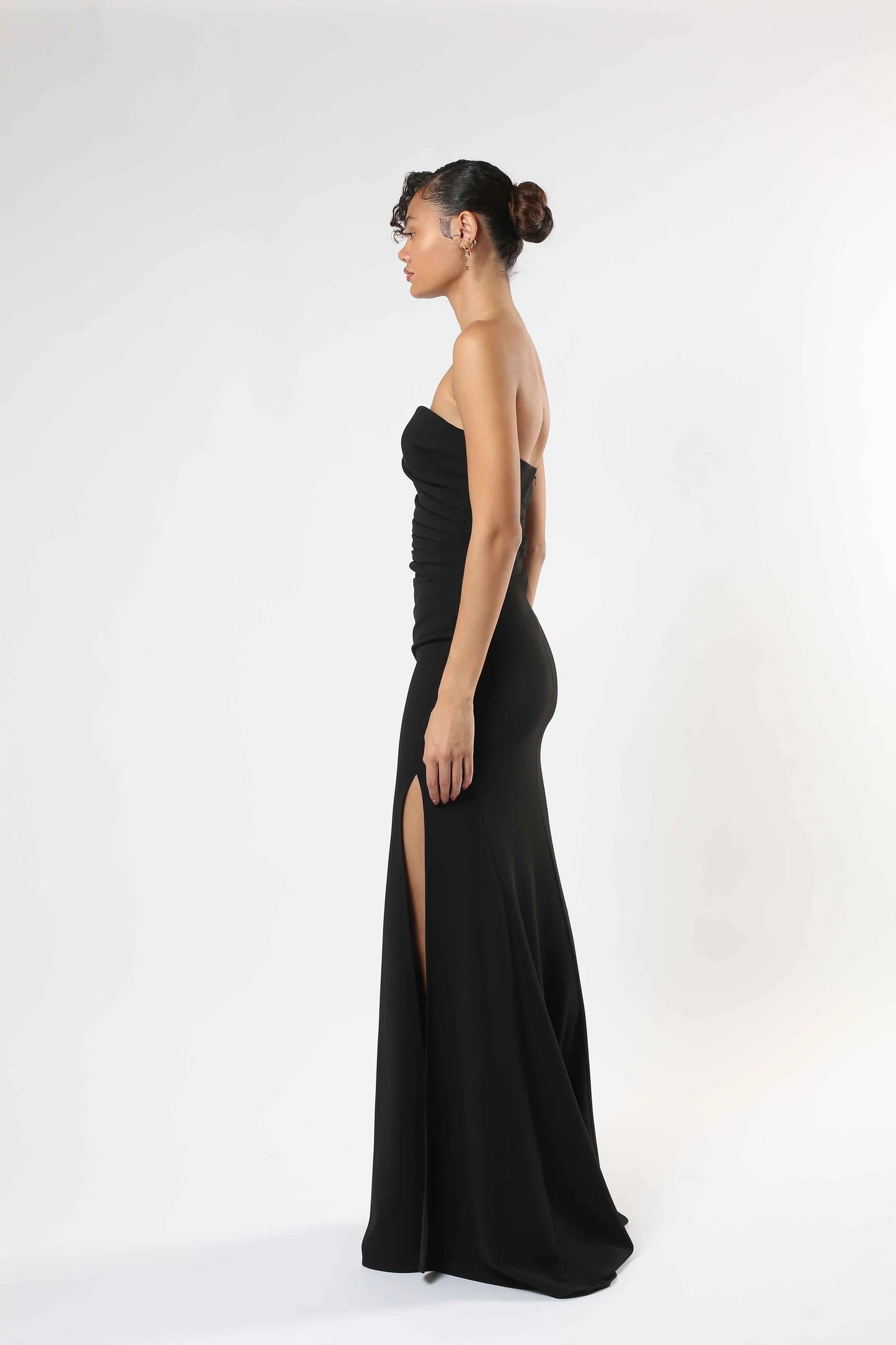 Strapless Scuba Gown