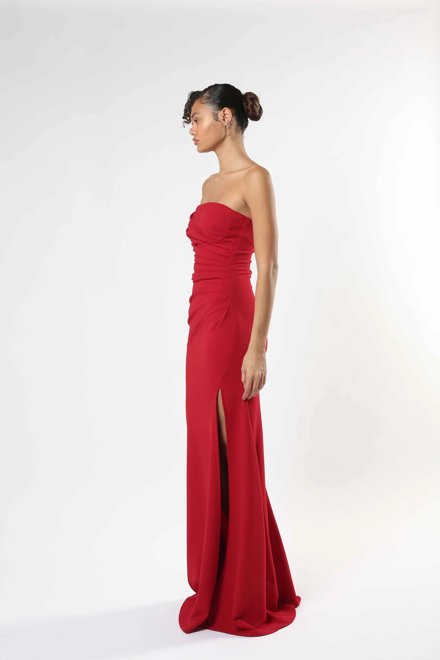 Strapless Scuba Gown