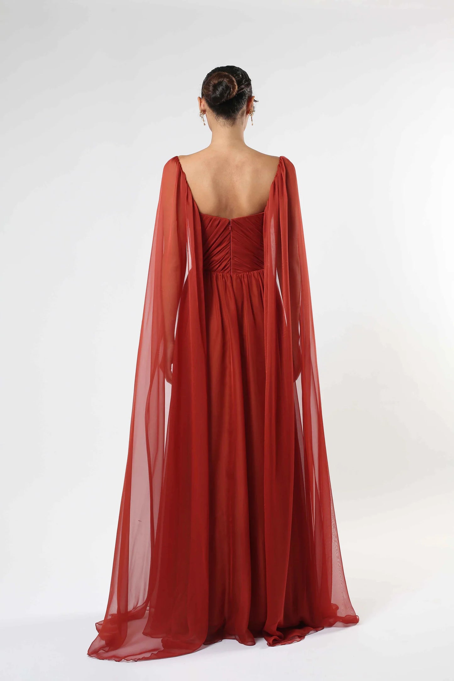Silk Chiffon Gown