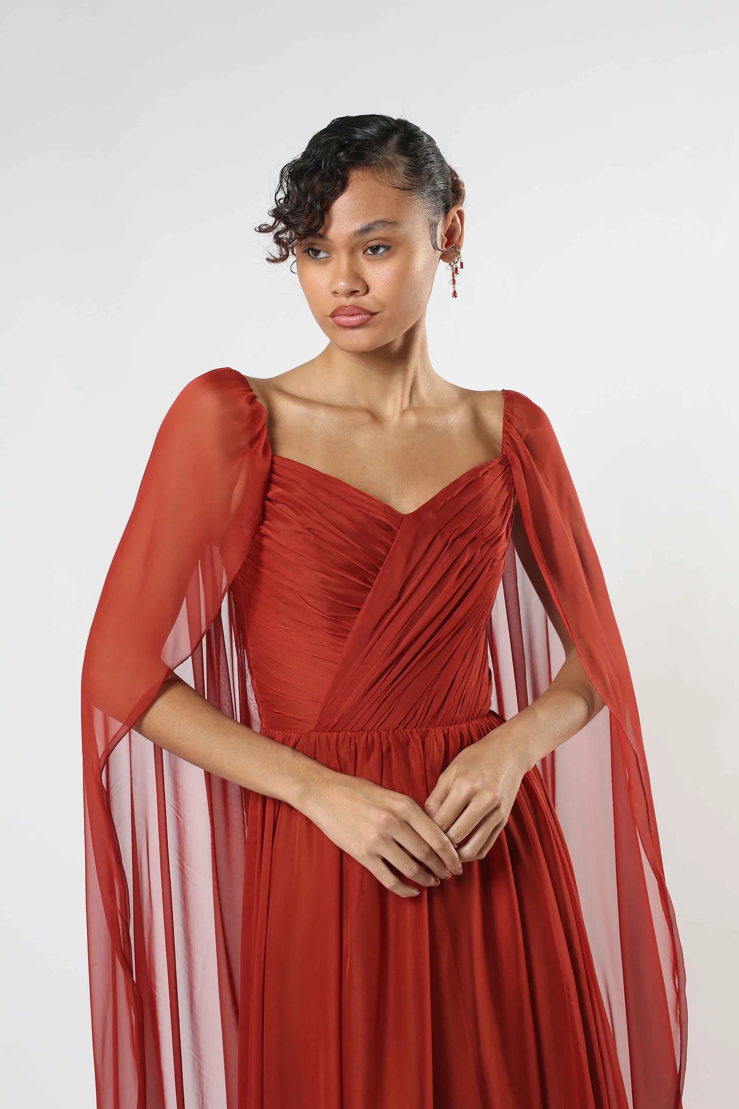 Silk Chiffon Gown