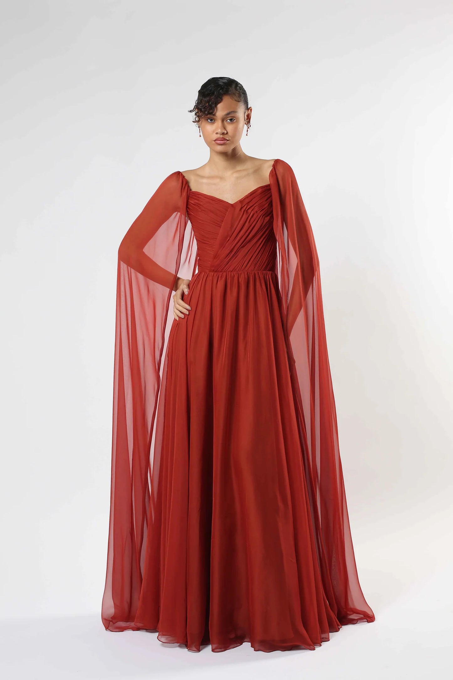 Silk Chiffon Gown