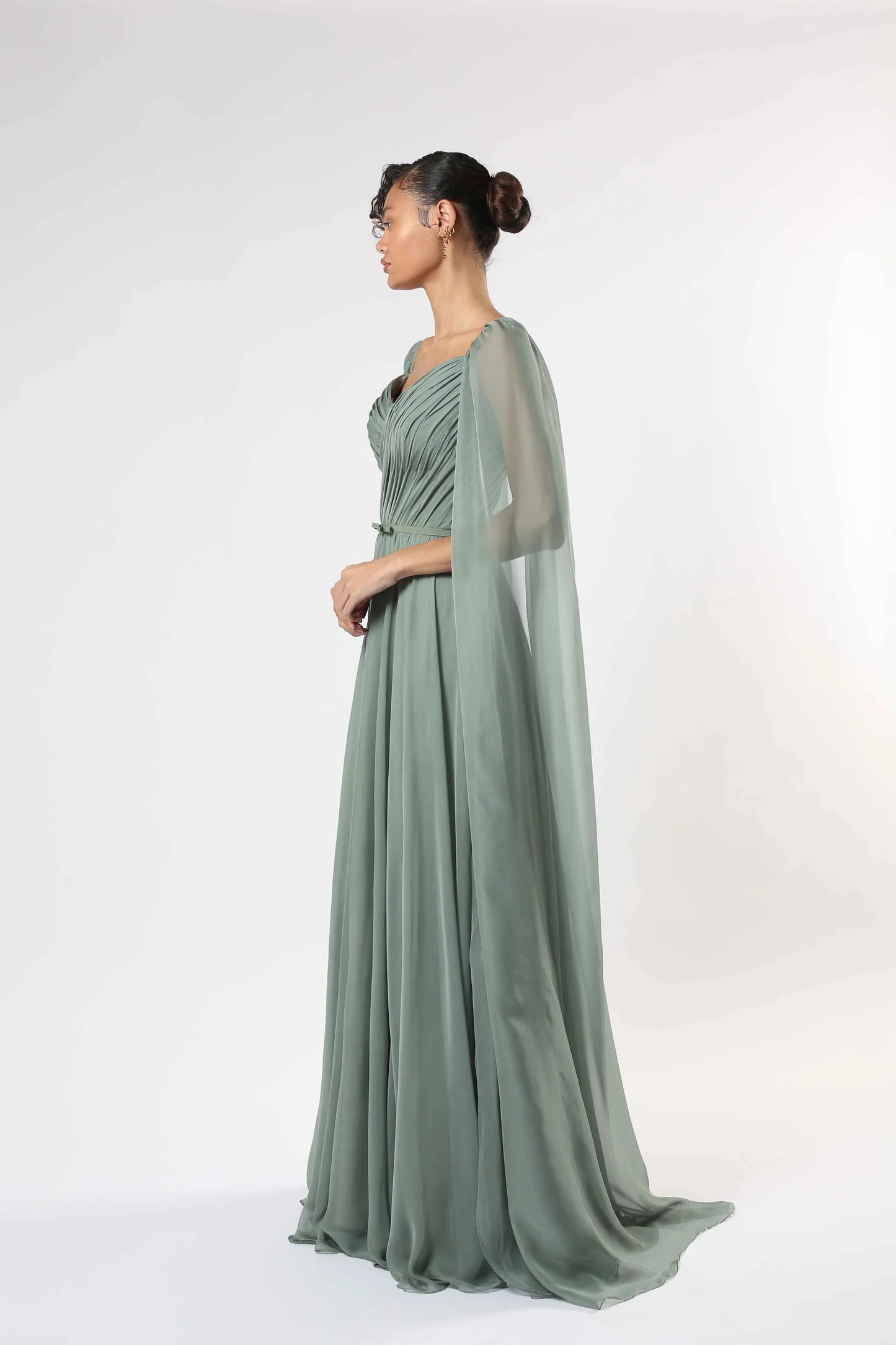 Silk Chiffon Gown