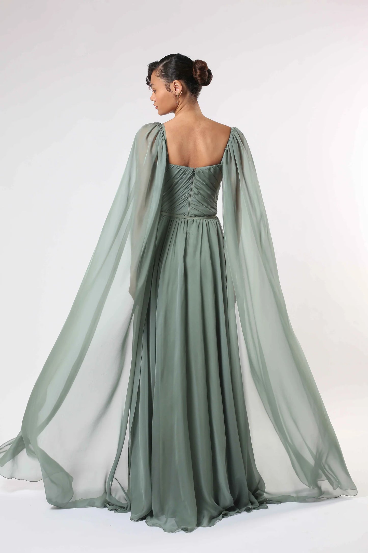 Silk Chiffon Gown
